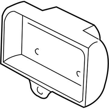 GM 16513470 Fog Lamp Housing 16513470 GM Fog Lamp Housing Illustration 1 of 1