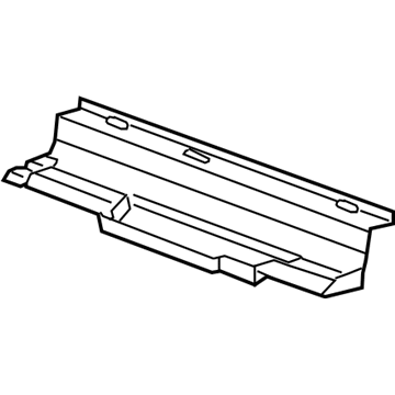 GM 23362367 Upper Baffle 23362367 GM Upper Baffle Illustration 1 of 1