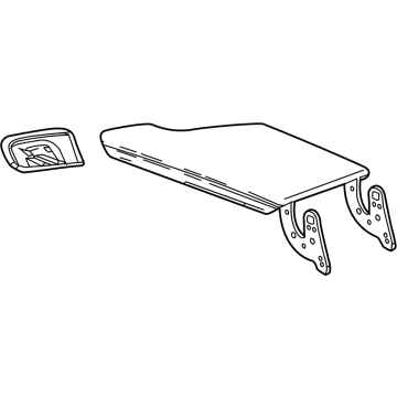 85777215 GM Armrest Assembly-Front Floor Console *Sky Coolant Gra Illustration 1 of 1