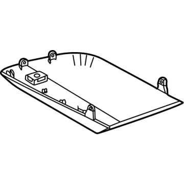 GM 84924156 Lower Trim Panel, Rear 84924156 GM Lower Trim Panel, Rear Illustration 1 of 1