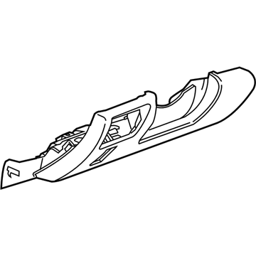 GM 22945395 Knee Bolster 22945395 GM Knee Bolster Illustration 1 of 1