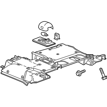 GM 22945428 Lower Insulator, Driver Side 22945428 GM Lower Insulator, Driver Side Illustration 1 of 1