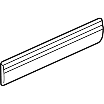 88979831 GM Body Side Molding, Gray Illustration 1 of 1