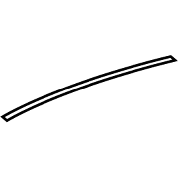 GM 22967973 Sunroof Glass Front Seal 22967973 GM Sunroof Glass Front Seal Illustration 1 of 1