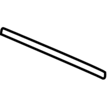 GM 22967978 Sunroof Glass Side Seal, Driver Side 22967978 GM Sunroof Glass Side Seal, Driver Side Illustration 1 of 1