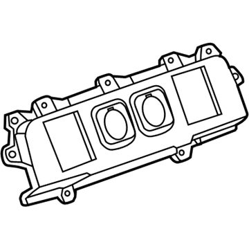 GM 22781204 Trim Plate, Carbon 22781204 GM Trim Plate, Carbon Illustration 1 of 1