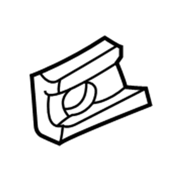 26028255 GM Reservoir Retainer Clip, Passenger Side Illustration 1 of 1