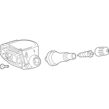 Cadillac 13538759 TPMS Sensor