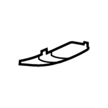 10343018 GM Dome Lamp Lens Illustration 1 of 1