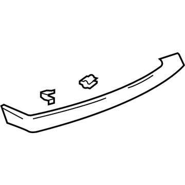 GM 15237709 Insert, Rear 15237709 GM Insert, Rear Illustration 1 of 1