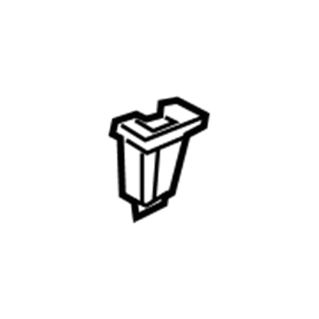 20778411 GM Floor Cover Clip, Rear Illustration 1 of 1