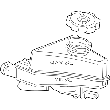 Cadillac Brake Master Cylinder Reservoir - 84854325