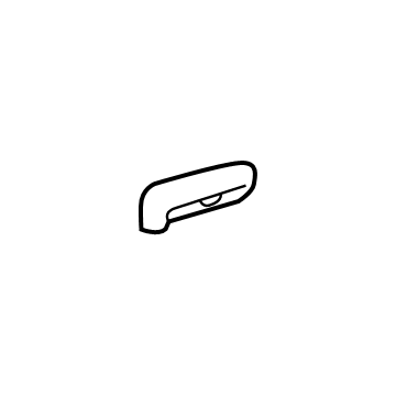 84106402 GM Adjust Handle, Gray, Rear Illustration 1 of 1