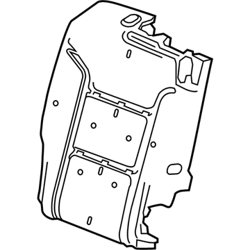 GM 84180426 Seat Back Pad, Rear 84180426 GM Seat Back Pad, Rear Illustration 1 of 1