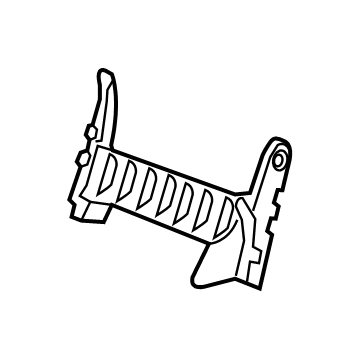 GM 84042216 Seat Frame Rear Cover 84042216 GM Seat Frame Rear Cover Illustration 1 of 1
