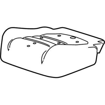 GM 84603070 Seat Cushion Pad, Rear 84603070 GM Seat Cushion Pad, Rear Illustration 1 of 1