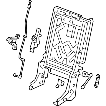 Cadillac 85527433 Seat Back Frame