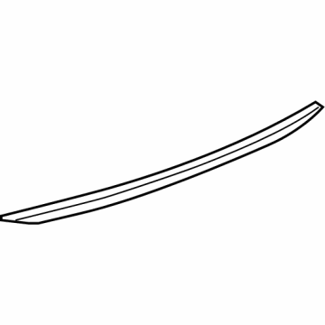 GM 23378763 Upper Molding 23378763 GM Upper Molding Illustration 1 of 1