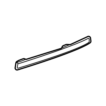 GM 84534238 Lower Molding, Rear 84534238 GM Lower Molding, Rear Illustration 1 of 1