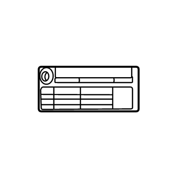 Buick 19206430 Tire Pressure Label
