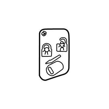 Buick 22915769 Child Lock Label