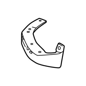GM 26487828 Deflector, Front Fender 26487828 GM Deflector, Front Fender Illustration 1 of 1