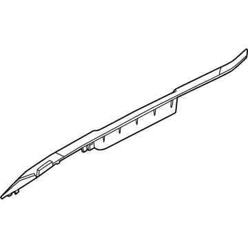 GM 85083683 Shield Assembly-Front Compartment Side Sight 85083683 GM Shield Assembly-Front Compartment Side Sight Illustration 1 of 1