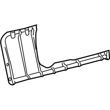 GM 12381534 Seat Back Frame, Rear 12381534 GM Seat Back Frame, Rear Illustration 1 of 1