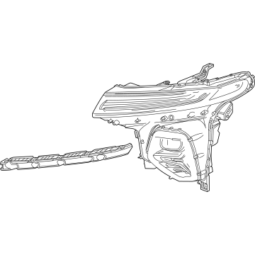 Chevy 85056268 Headlamp Assembly