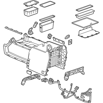 Chevy 84288005 Console Assembly