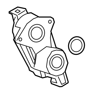 GM 13544747 Parking Brake Actuator, Rear Passenger Side 13544747 GM Parking Brake Actuator, Rear Passenger Side Illustration 1 of 1