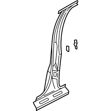 12529843 GM Center Pillar, Passenger Side Illustration 1 of 1