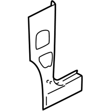 GM 10245051 Pillar Reinforcement, Front Passenger Side 10245051 GM Pillar Reinforcement, Front Passenger Side Illustration 1 of 1
