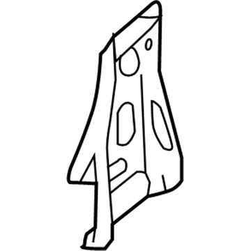 GM 22999523 Inner Brace, Rear Driver Side 22999523 GM Inner Brace, Rear Driver Side Illustration 1 of 1