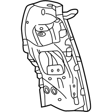 GM 84239933 Rear Pillar, Driver Side 84239933 GM Rear Pillar, Driver Side Illustration 1 of 1