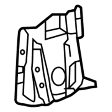 84537922 GM Reinforcement Bracket, Rear Passenger Side Illustration 1 of 1