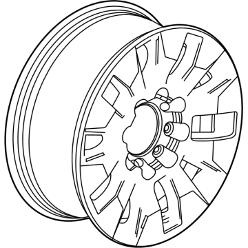 Chevy 84742719 Wheel, Alloy