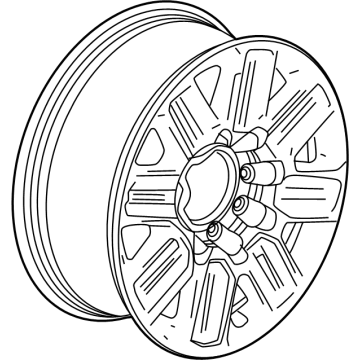 Chevy 84830460 Wheel, Alloy