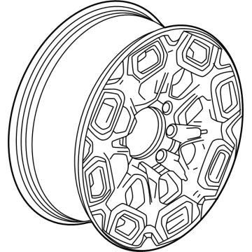 GM 84776571 Hub Cap, Rear 84776571 GM Hub Cap, Rear Illustration 1 of 1
