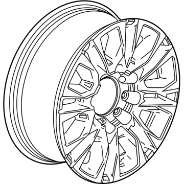 Chevy 84830461 Wheel, Alloy