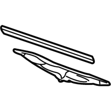 Chevy Suburban 1500 Wiper Blade - 15214346