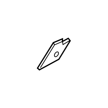 GM 20909544 Insulator, Rear Driver Side 20909544 GM Insulator, Rear Driver Side Illustration 1 of 1