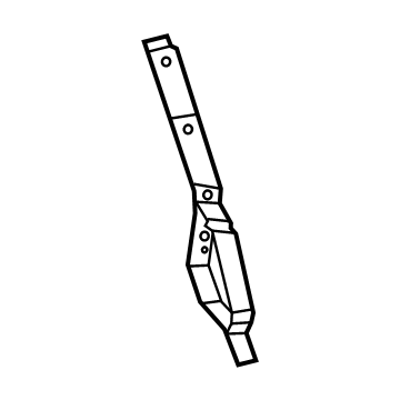 GM 22953018 Lower Reinforcement Baffle, Passenger Side 22953018 GM Lower Reinforcement Baffle, Passenger Side Illustration 1 of 1
