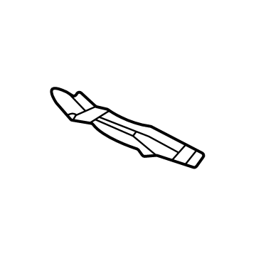 22925045 GM Gutter, Rear Driver Side Illustration 1 of 1