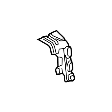 GM 22778644 Wheelhouse Brace, Rear Driver Side 22778644 GM Wheelhouse Brace, Rear Driver Side Illustration 1 of 1
