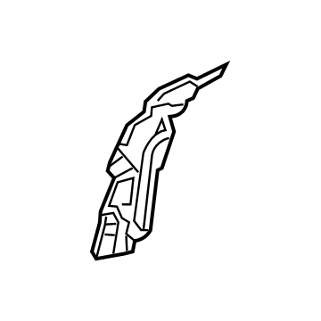 GM 20909537 Insulator, Rear Passenger Side 20909537 GM Insulator, Rear Passenger Side Illustration 1 of 1