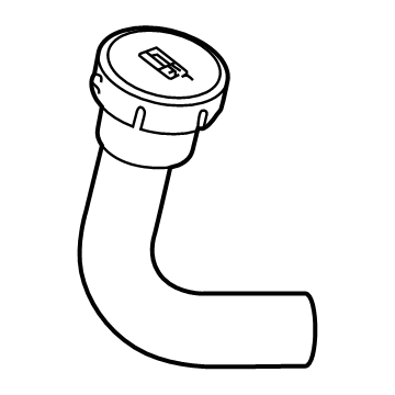 GM 84749787 Vent Hose, Front 84749787 GM Vent Hose, Front Illustration 1 of 1