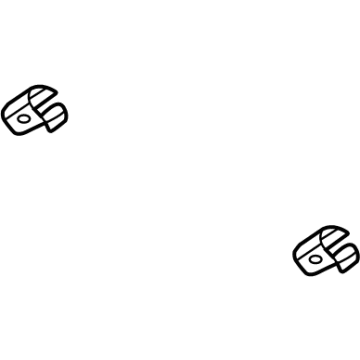GM 84686612 Support Bracket 84686612 GM Support Bracket Illustration 1 of 1