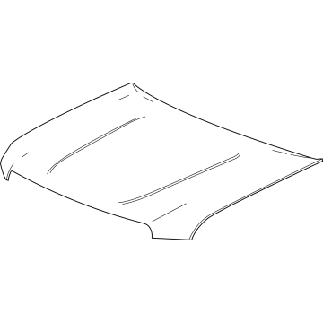 GM 84333027 Hood 84333027 GM Hood Illustration 1 of 1