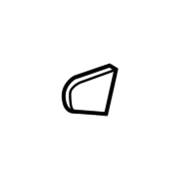 GM 22791475 Hinge Cover, Rear Center Driver Side 22791475 GM Hinge Cover, Rear Center Driver Side Illustration 1 of 1